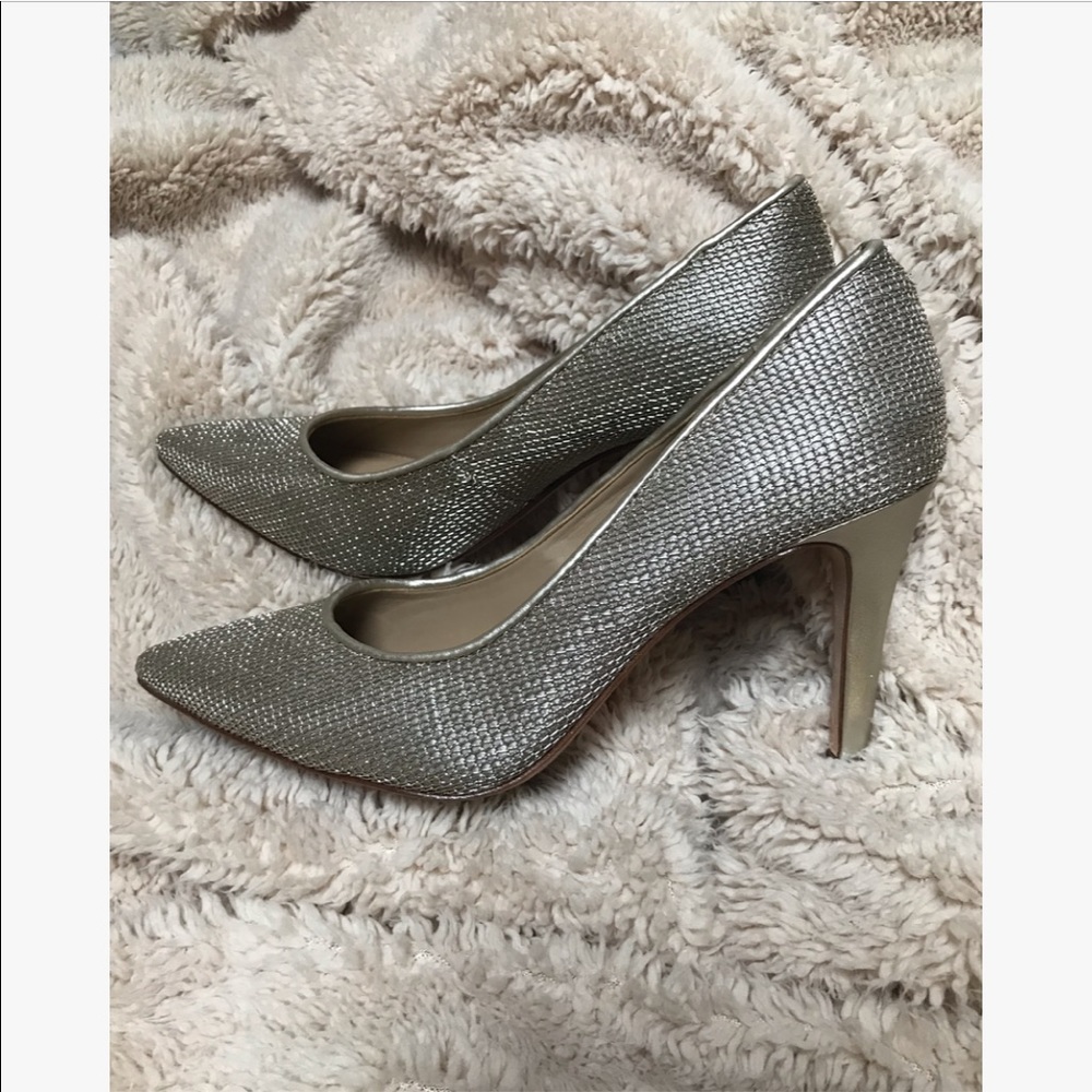 Antonio Melani Gold Pumps